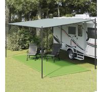 Tent Carpet Light Green 250x500 cm HDPE Berkfield Home Black One Size