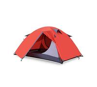 Tent - Easy & Quick Setup Camping Tent, Professional Waterproof Windproof Fabric, Anti-UV, Double Layer (Red) beautiful scenery