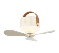 Tent Fans For Camping - Portable Ceiling Fan With Led Lantern Camping Fan Rechargeable Battery Operated Fan With Remote Control For Tent Car Rv Hurricane Emergency