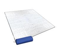 Tent Floor Mat - 195x180cm Double Sided Picnic Pad, Insulating Sleeping Foil, Foldable Blanket | Outdoor Hiking Beach Camping Backpacking Ground Cover Waterproof Lightweight Travel Gear