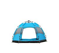 Tent Fully Automatic Double Deck Hex Tent Outdoor 5-8 People Camping Rainproof Fast Open Beach for Backpacking Fishing