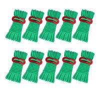 Tent Guy Guide Ropes 8 Pack 4mm Tent Cords with Aluminum Adjuster Tensioner Tent Tarp13 Feet Guy Rope Ideal for Outdoor Camping Hiking Awning Tents（green）