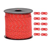 Tent Guy Rope with Reflective Strips and Spanners Tent Guide Rope Cord vidaXL