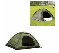 Tent in a Bag Nature Green Tent Suitable for 3 People 200 x 150 x 130cm & LED Keychain Torch