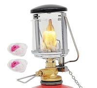 Tent Lamp - Iron, Portable Lantern, 10.5x5.5x5.5cm, Flame Lamp, Camping Torch | Compact Petrol Lantern with 300 Glow for Outdoor Garden Events, Antique Design Ideal for Travel and Use