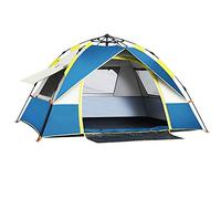 Tent Lightweight 3-Season Camping/Traveling 2-4 Person, Family Instant Pop Up Camping Tent for Beach BBQ Park Fishing Mountain House Sun Shade Canopy