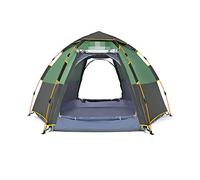 Tent outdoor 3-4 people automatic anti-storm rain 2 double thick rainproof camping outdoor camping household tent pop-up large camping tent cabin beach tent quick installation waterproof tent