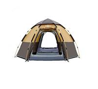 Tent outdoor 3-4 people automatic anti-storm rain 2 double thick rainproof camping outdoor camping household tent pop-up large camping tent cabin beach tent quick installation waterproof tent