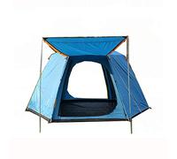 Tent outdoor 3-4 people fully automatic two-bedroom one hall wild 5-6-8 people camping camping supplies thick rainproof pop-up large camping tent cabin beach tent quick installation waterproo