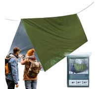 Tent - Outdoor Camping Tent for 2 Person Windproof Waterproof Thermal Bag Sleeping Bag Equipment for Hiking Mountaineering Outdoor Activities Life Saving Emergency Shelter for Backpacks