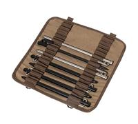 Tent Peg Storage Bag,Heavy Duty Roller Bag for Tent Stakes | Thick Portable Waterproof Nail Pouch for Hiking, Backpacking Gear Storage