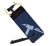 Tent Peg Storage Bag, Tent Peg Storage Bag, Waterproof Tent Stacking Bag, 600D Oxford Storage Bag for Pegs, Foldable Carry Bag Organiser, Ground Stake Attachment, Crimson blue, see description, See