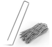 Tent Pegs 50Pcs Set Galvanised Steel 3mm