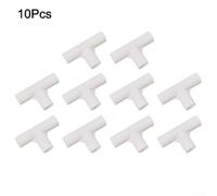 Tent Pole Connector 10pcs, Plastic T Junction Tee Joint for Camping Tent Frame Canopy Awning Gazebo Poles Repair Replacement Building Accessories(T-tee)
