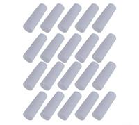 Tent Pole Connector Straight Joint 20 Pack Plastic Fixing Piece for Camping Hiking Canopy ID 8.5-19mm(19mm)