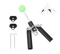 Tent Pole Connectors - 16cm Bidirectional Branched Connector | Adjustable Angle Pole Connector With Lantern Holes For Two Pole And Single Pole Indian Tents |