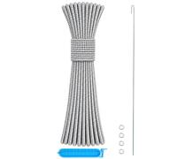 Tent Pole Shock Cord 1/8 inch 60ft, Replacement Shock Cord for Tent Rod