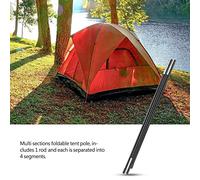 Tent Pole, Tent Poles Tent Pole Repair Kit Portable Fiberglass Camping Tent Pole Bars for Double Tents Support Rods Awning Frames Kit