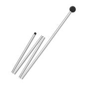 Tent Poles - Portable Folding Poles, Sturdy Metal Stakes | Versatile Tent Frame with Telescopic Build for Outdoor Setup, Campgrounds, Beach Shade, Trekking Trips, Emergencies Shelter Needs