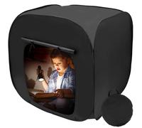 Tent, Pop up Tent Blackout Tent for Kids 30.7×30.7×34.6 Inch Indoor Tents Kids Playhouse Foldable Play Tent Canvas Childrens Tents for Girls & Boys (Black C)