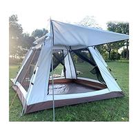Tent Porch 4 Man Double Doors and Four Windows,Pop Open in Three Seconds Best Waterproof Tent Practical and Stable Large Tents for Camping for Family for Camping, Hiking, Mountaineering
