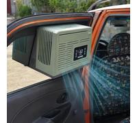 Tent Portable Air Conditioner-3412BTU, Mini Camping AC Unit 5 Working Modes Compact 7.5KG|Self Evaporating,Outdoor Portable Cooling Unit for Caravan Light Truck Cab Off Grid Camping 24V-Version