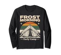 Tent Scene Frost Morning Early Camp Long Sleeve T-Shirt