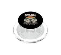 Tent Scene Frost Morning Early Camp PopSockets PopGrip for MagSafe