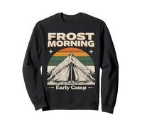 Tent Scene Frost Morning Early Camp Sweatshirt