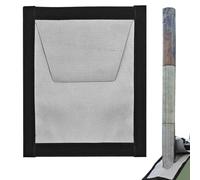 Tent Stove Feed-Through Fireproof Double Guard for Hot Stoves Fire Outlet Cover Durable Camping Accessories