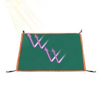 Tent Tarp - 210T Silver-Coated Cloth | Camping Canopy Rain Protection Cover | Foldable Tent Top Replacement for 3-4 Person Tents | Outdoor Shelter for Hiking, Camping, and Adventure Use