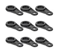 Tent Tarp Clips 10pcs Plastic Awning Trap Clips Black