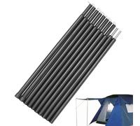 Tent Tarp Poles | Set Of 2 Telescopic Adjustable Painted Iron Pipe Camping Tent/Awning Poles | For Beach Tent, Canopies, Sunshade Tarpaulin, Tent Cover