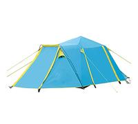 tent, Tent automatic instant pop-up camping tent beach tent large 4-5 person protection family tent outdoor camping hiking family beach-green(Blue)