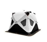 tent, Thicken 4 Layer Ice Fishing Tent Winter Fishing Shelter Cold Weather Camping Tent for 3-4 People(Silver,L)