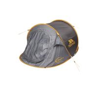 Trespass Unisex Tent Swift - 2 Man Pop Up Waterproof Patterned Tent, Full Mosquito Net Door, Fire Retardant ISO6940, Includes Carry Bag, Pegs, Guy Ropes, Camping Hiking