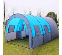 tent， Tunnel Tent Outdoor Camping Tents W/Bedroom, Large Space for 5/8 People, Portable Lightweight Weatherproof camping Tent for Parties Picnic, Travel Camping Family Tents Shelter