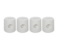 Tent Weight Base Set 4pcs Plastic Anchor Weights Gazebo Leg Sand Fill White