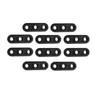 Tent Wind Rope Buckle - 10X Aluminum Guyline Tensioner, Three Hole Cord Adjuster with Sturdy Locking Grip, Secures Canopy Lines Against High Winds, Ideal for Outdoor Camping Shelters