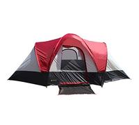Tent Windproof Waterproof Camping Tent Camping Tent 4 Season Two-bedroom,one-storey Multi-person Tent Need To Be Assembled For Outdoor Sports With Red Patchwork Outdoor Camping Supplies Easy Lar