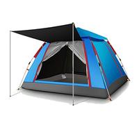 Tent Windproof Waterproof Camping Tent Fully Automatic Quick Opening Thicken Waterproof Camping Family Outdoor Tent Ventilation Easy To Install Quickly Outdoor Camping Supplies Easy Larg