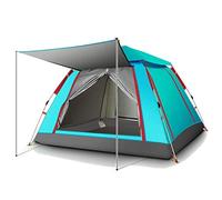 Tent Windproof Waterproof Camping Tent Fully Automatic Quick Opening Thicken Waterproof Camping Family Outdoor Tent Ventilation Easy To Install Quickly Outdoor Camping Supplies Easy Larg