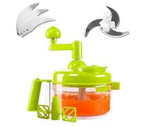 Tenta Kitchen 800ml Hand Crank Manual Food Chopper/Meat Grinder/Vegetable Dicer and Mincer/Fruit Cutter with Egg Separator