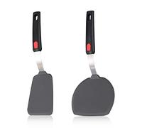 Tenta Kitchen Flexible Silicone Spatula 2 Pack, Silicone Classic Spatula Kitchen Turner Utensils for Flipping Eggs, Pancake, Burgers, Crepes and More Cooking and Baking