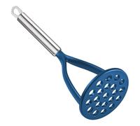 TENTA KITCHEN Good Grips Nylon Potato Solid Masher Ricer Press Blender Crusher for Non-Stick Cookware With Heat Resistant Stay Cool Stainless Steel Handle-Blue