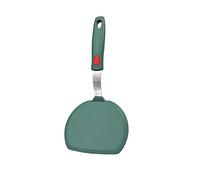 Tenta Kitchen Silicone Turner Spatula- Non-Stick Cookware Safe Wide Pancake Turner for Cooking & Baking- 600°F Heat Resistant Green