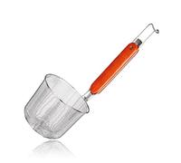 TENTA Kitchen Stainless Steel Wire Mesh Spider Food Dumpling Noodle Strainer Skimmer Basket, Wooden Handle