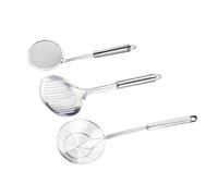 Tenta Kitchen Stainless Steel Wire Strainer, Bamboo Handle (Strainer, 5.5 inch 1 hooking)