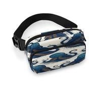 Tentacles Octopus Full Printed Fanny Pack,Zipper Belt Bag Cute Crossbody Bag Hip Bum Bag with Adjustable Strap