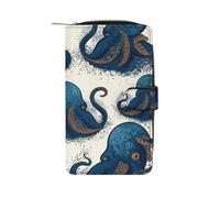 Tentacles Octopus Wallet Multifunctional Wallets for Men Compact Wallet Purse Passport Bag